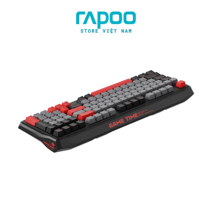 Bàn phím cơ Rapoo V750 pro 98 brown grey - red switch chống nước