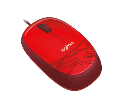 Chuột dây Logitech Optical USB M105 ( đỏ )