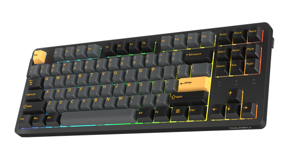 Bàn phím Không dây DareU EK87 Pro RGB Đen Dream Switch