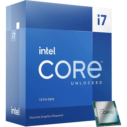 CPU Intel Core i7 13700F (Intel LGA1700 - 16 Core - 24 Thread - Base 2.1Ghz - Turbo 5.2Ghz - Cache 30MB - No iGPU)