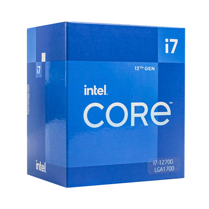 CPU Intel Core i7 12700 (Intel LGA1700 - 12 Core - 20 Thread - Base 3.6Ghz - Turbo 4.9Ghz - Cache 25MB)