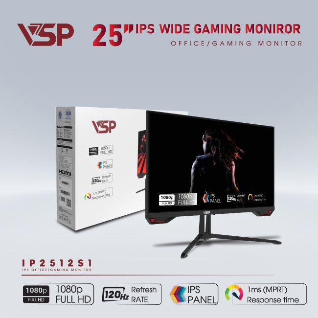 Màn hình VSP IP2512S1 24.5" 120hz
