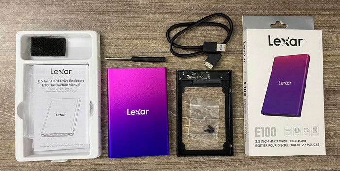 Box ổ cứng USB 3.2 LEXAR E100 LPAE100-RNBNG