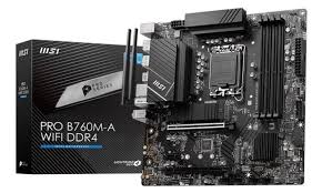 Mainboard MSI PRO B760M-A WIFI DDR4 (Bluetooth)