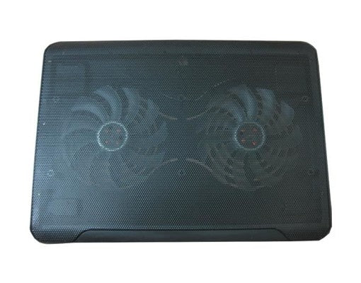 Đế tản nhiệt Laptop HZT 988 10" up to 15" bằng nhựa , có 2 fan led 14cm, kết nối qua cổng USB , màu đen - Laptop 238 