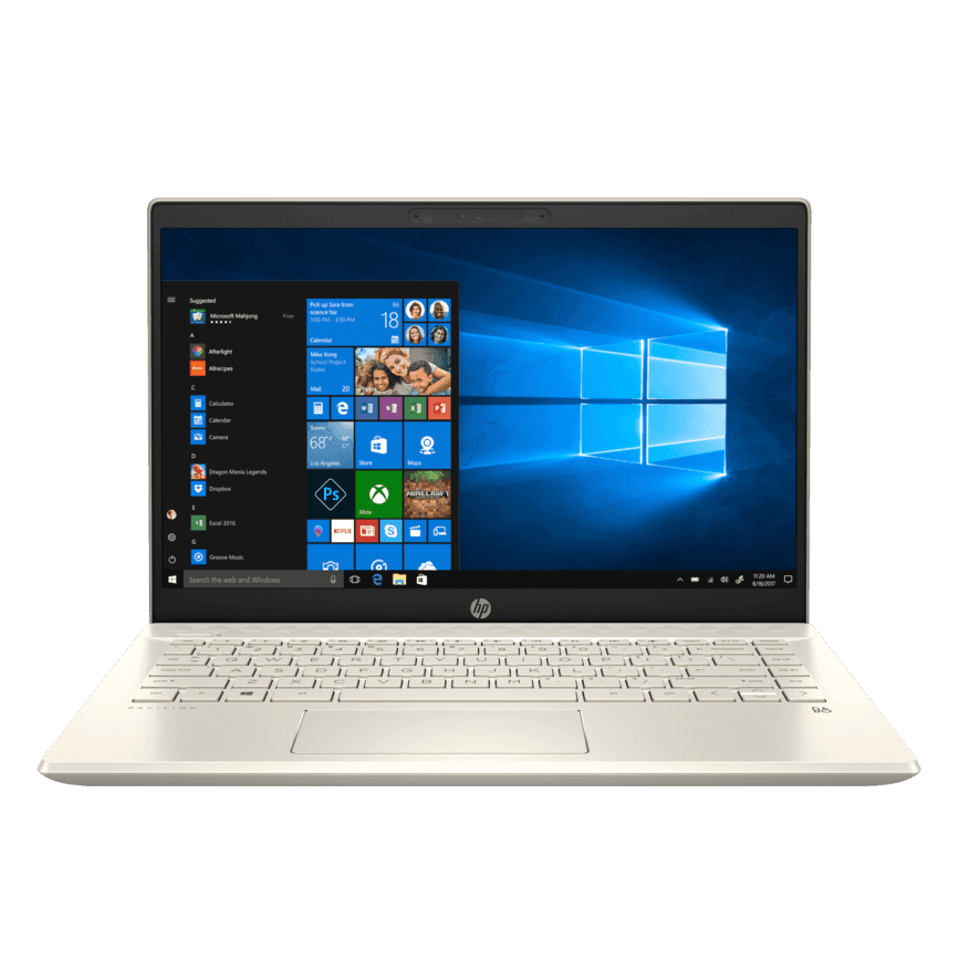 Laptop HP Pavilion 14 ce3018TU-8QN89PA vàng (Cpu i5-1035G1(1.0Ghz,6Mb), ram 4Gb, SSd 256gb, Win10, 14 inch, FHD) - Laptop 238 