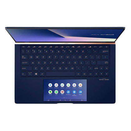 Laptop Asus UX334FAC-A4059T Blue, Cpu i5-10210U, 512GB SSD,8G, 13.3 inch FHD, Win10, screen pad )