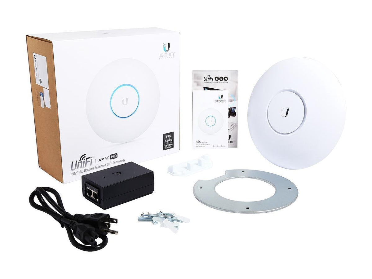 Bộ phát sóng wifi không dây/Router Wifi UBIQUITI UNIFI AC PRO AC1750 (UAP-AC-PRO) ốp trần , màu trắng - Laptop 238 