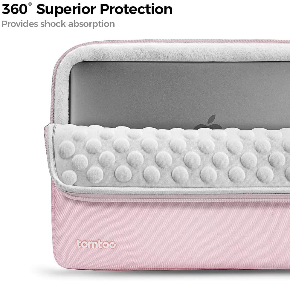 Túi chống sốc Tomtoc (USA) 360° Protective Macbook Pro 13” New A13-C02C Pink - Laptop 238 