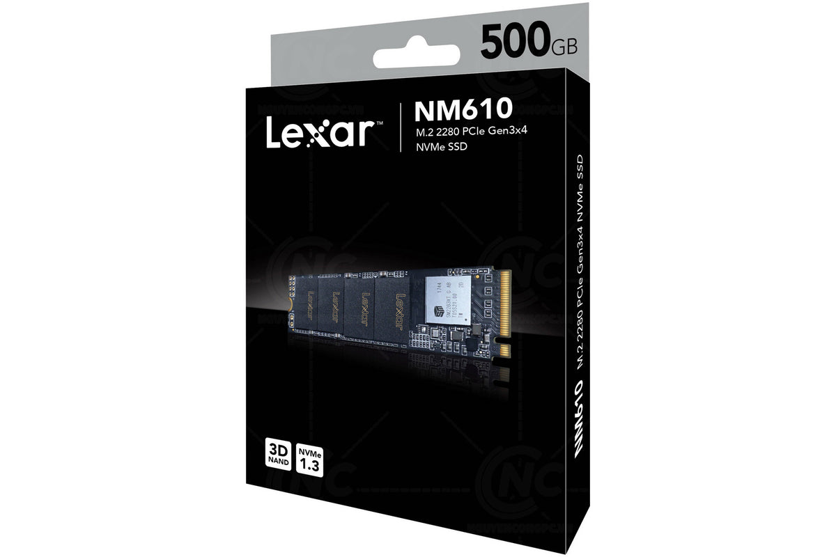 SSD Lexar NM610 M.2 PCIe Gen3 x4 NVMe 500GB LNM610-500RB