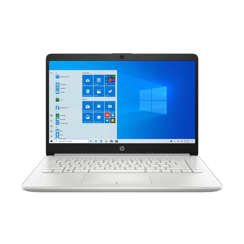 Laptop HP 14s cf2043TU-1U3K6PA Silver (Pen N6405- Ram 4GB ,SSD 256GB, Win10, 14 inch) - Laptop 238 