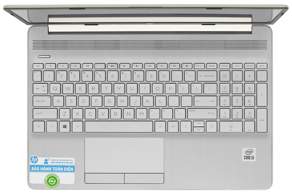 Laptop HP 15s-DU1103TU -2W7J7PA Vàng (Cpu i5-10210U, Ram 8GB, SSd 512GB, Win10, 15.6 inch FHD)