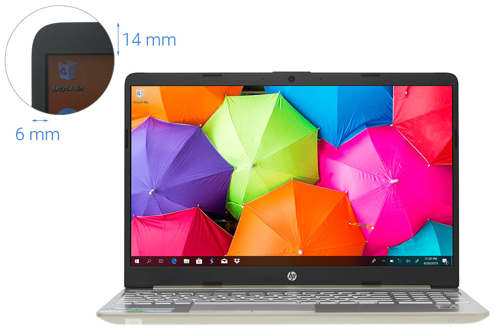 Laptop HP 15s-DU1103TU -2W7J7PA Vàng (Cpu i5-10210U, Ram 8GB, SSd 512GB, Win10, 15.6 inch FHD)