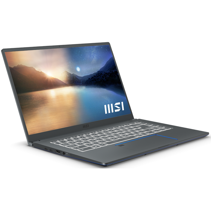 Laptop MSI Prestige 15 A11SCX - 209VN Gray (Cpu i7-1185G7, Ram 16GB DDR4 3200MHz, Ssd 512GB,Vga GTX 1650 4GB GDDR6 Max-Q)