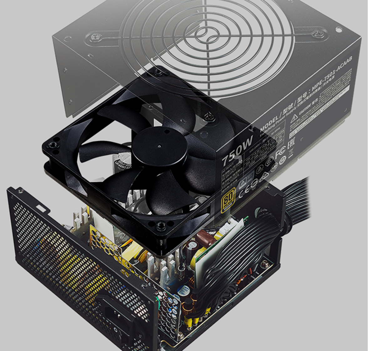 Bộ nguồn máy tính COOLER MASTER 750W MWE BRONZE V2 FAN 12CM - Laptop 238 