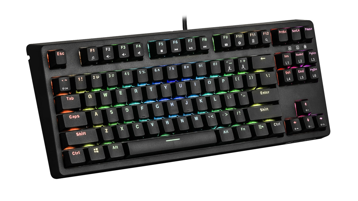 Bàn phím cơ có dây E-Dra EK387 TKL xanh- Blue switch - Laptop 238 