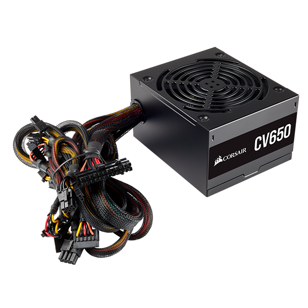 Bộ nguồn CORSAIR CV650 80 PLUS BRONZE (CP-9020211-NA) (650W/BLACK/FAN12cm) - Laptop 238 