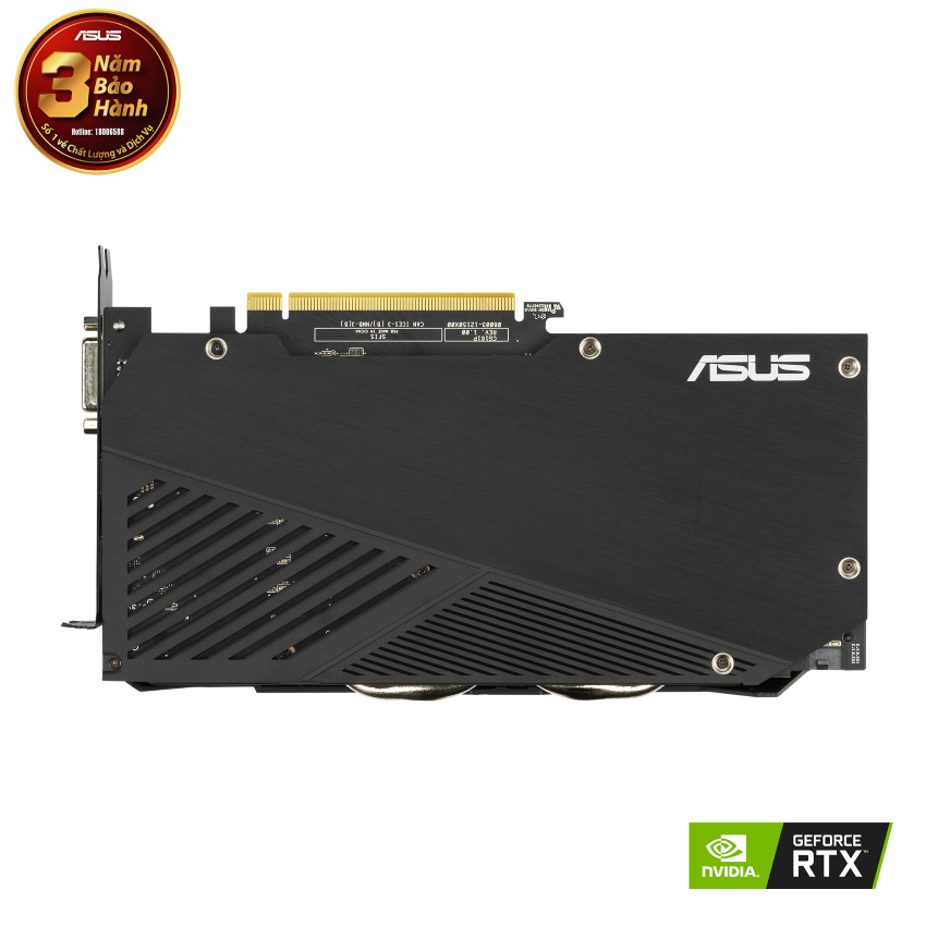 Card màn hình Asus DUAL RTX 2060-O6G EVO (6GB GDDR6, 192-bit, DVI+HDMI+DP, 1x8-pin)