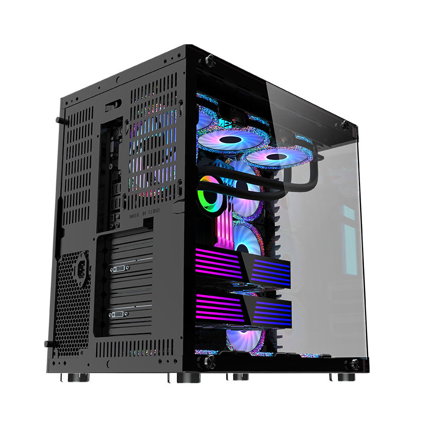 Vỏ Case MIK LV07 – BLACK (Mid Tower/ Màu Đen)