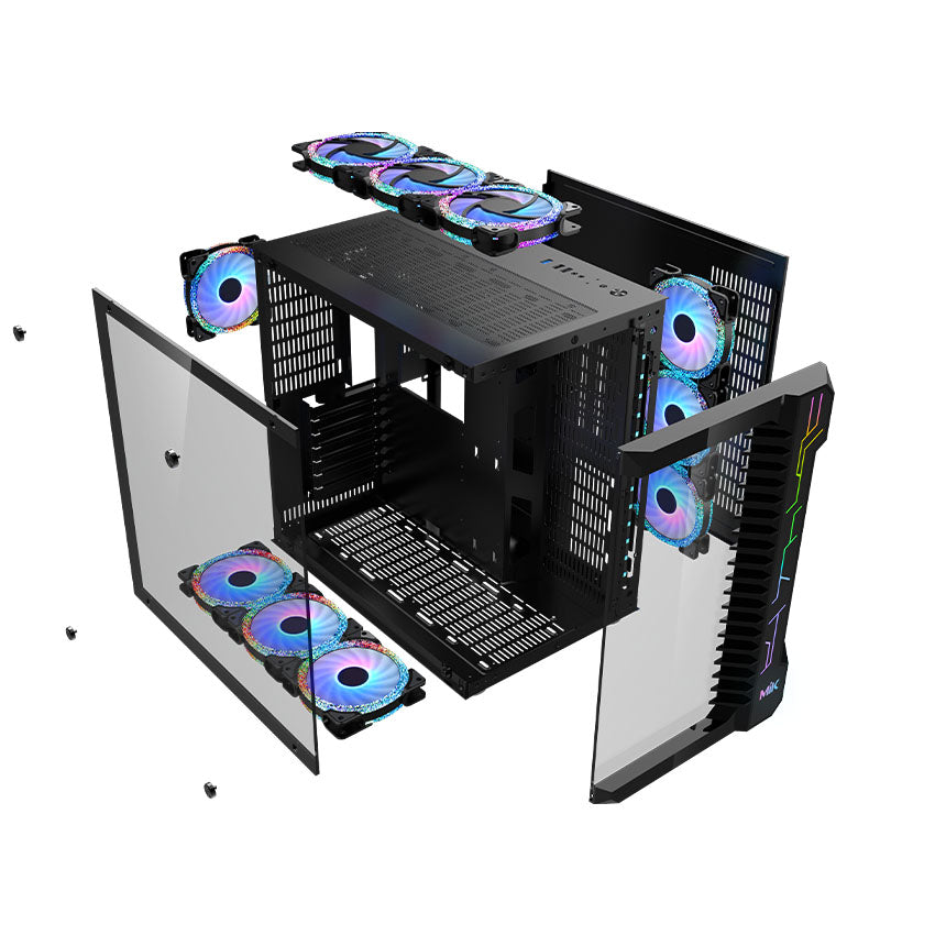 Vỏ case MIK LV07  Đen – Hồng