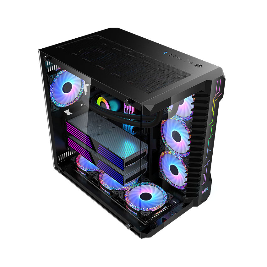 Vỏ case MIK LV07  Đen – Hồng