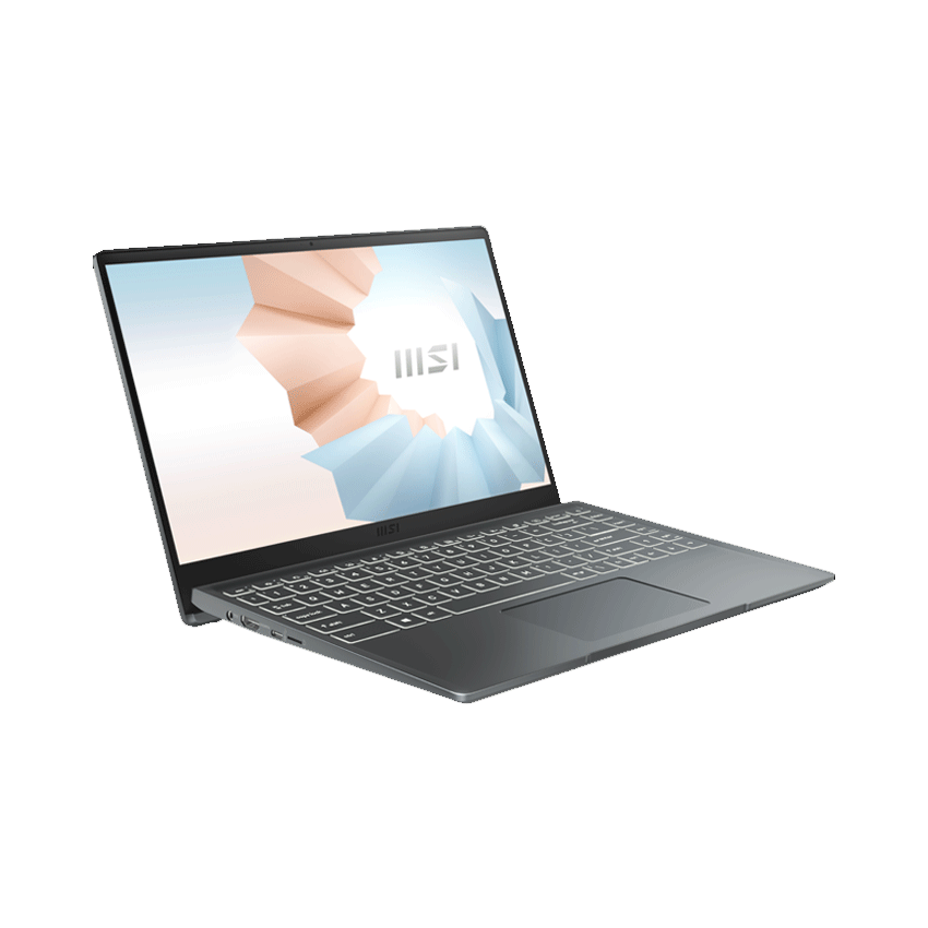 Laptop MSI Modern 14 (i5-1155G7/8GB RAM/512GBSSD/MX450 2GB/Xám) (2021)