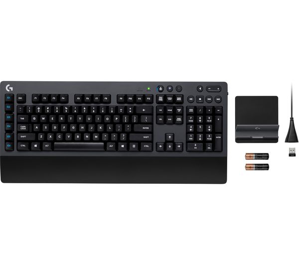 Bàn phím cơ không dây Logitech G613 Carbon Mechanical Backlit Gaming ĐEN