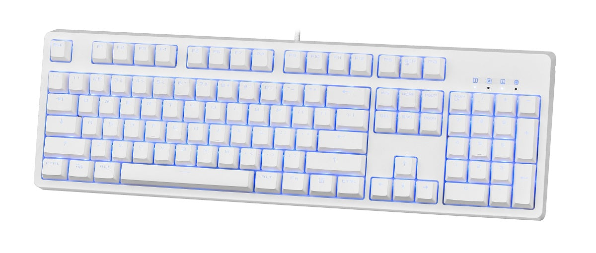 Bàn phím cơ E-DRA EK3104 Ice White Huano Red switch