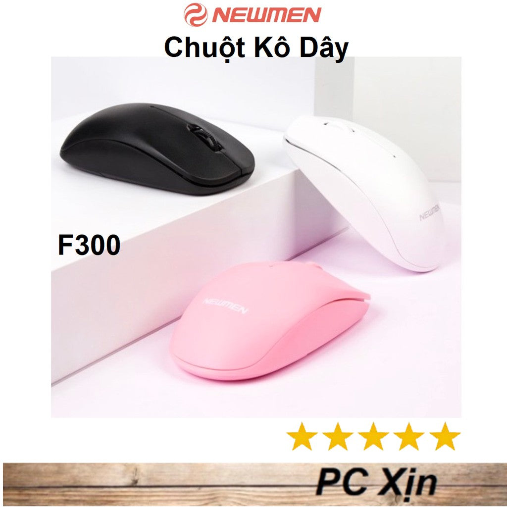 Chuột không dây Newmen F300 hồng