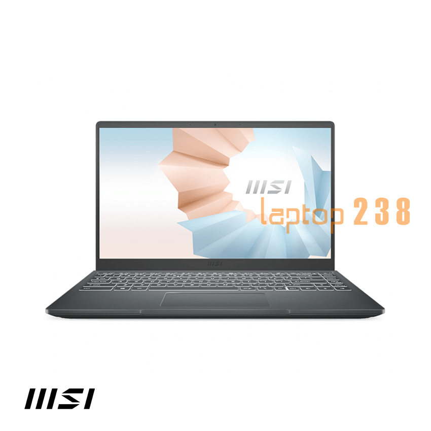 Laptop MSI Modern 14 (B11MOU-1030VN) (i3 1115G4/8GB RAM/256GBSSD/Xám) - Laptop 238 