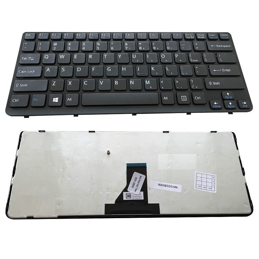 Bàn phím laptop Sony SVE 14 trắng, đen