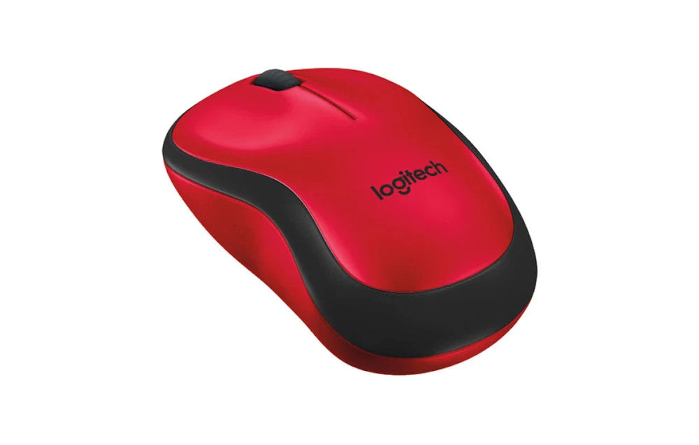 Chuột không dây Logitech M221 đen, đỏ (USB)