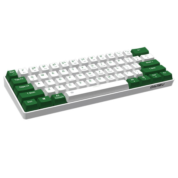 Bàn phím cơ DareU EK861 Green White Bluetooth Brown switch