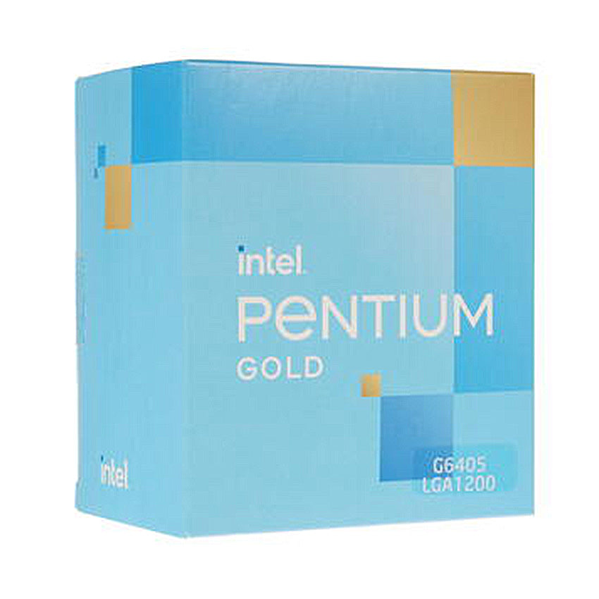 CPU Intel Pentium Gold G6405 (4.1GHz, 2 nhân 4 luồng, 4MB Cache, 58W) - Socket Intel LGA 1200)