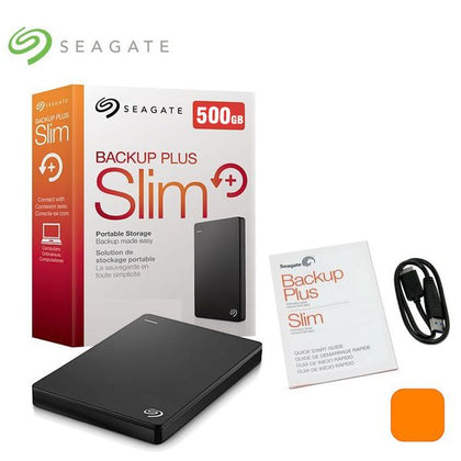 HDD BOX 1TB Seagate Backup Plus Slim – Đen, Bạc, Xám, Xanh