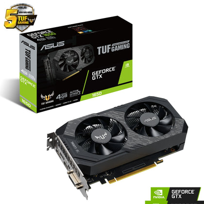VGA ASUS TUF Gaming GeForce GTX 1650 4GB GDDR6 (TUF-GTX1650-4GD6-GAMING)